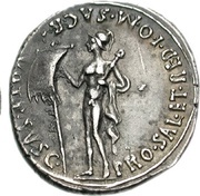Denarius - Augustus VOT P SVSC PRO SAL ET RED I O M SACR; Mars, Rome, 18 BC - 17 BC reverse image