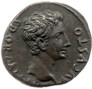 Denarius - Augustus VOT P SVSC PRO SALVT ET RED I O M SACR; Mars obverse image
