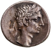 Denarius - Augustus L MESCINIVS RVFVS. S P Q R V PR RE CAES.; Mars obverse image