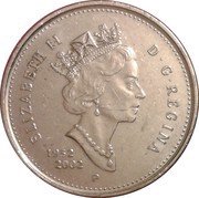 25 Cents - Elizabeth II Golden Jubilee obverse image