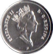 25 Cents - Elizabeth II Canada Day obverse image