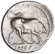 Denarius - Augustus IMP XII, Rome, 11 BC - 10 BC reverse image