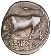 Denarius - Augustus IMP XII, Rome, 11 BC - 10 BC reverse image