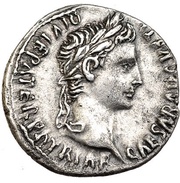 Denarius - Augustus, Gaius Caesar, and Lucius Caesar C L CAESARES AVGVSTI F COS DESIG PRINC IVVENT obverse image