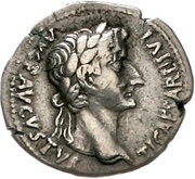 Denarius - Tiberius TR POT XVI IMP VII obverse image
