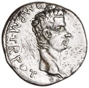 Denarius - Caligula and Germanicus GERMANICVS CAES P C CAES AVG GERM, Rome, 37-38 reverse image