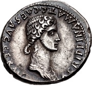 Denarius - Caligula and Agrippina the Elder AGRIPPINA MAT C CAES AVG GERM, Rome, 40 reverse image