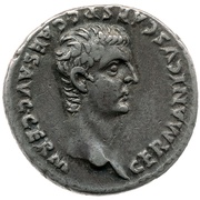 Denarius - Caligula and Germanicus GERMANICVS CAES P C CAES AVG GERM, Rome, 40 reverse image