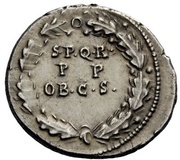 Denarius - Caligula S P Q R PP OB CS, Rome, 40 reverse image