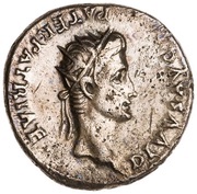 Denarius - Caligula and Augustus DIVVS AVG PATER PATRIAE, Rome, 41 reverse image