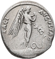 Denarius - Claudius PACI AVGVSTAE; Pax and Nemesis, Rome, 41-42 reverse image