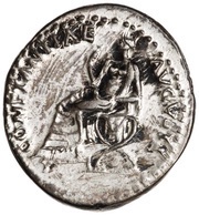 Denarius - Claudius CONSTANTIAE AVGVSTI; Constantia, Rome, 41-42 reverse image