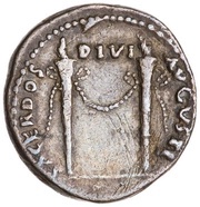 Denarius - Antonia Minor SACERDOS DIVI AVGVSTI, Rome, 41-45 reverse image