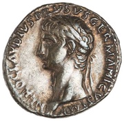 Denarius - Drusus the Elder DE GERMANIS obverse image