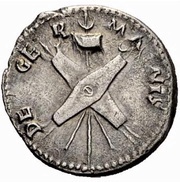 Denarius - Drusus the Elder DE GERMANIS, Rome, 41-45 reverse image