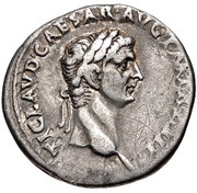Denarius - Claudius IMPER RECEPT obverse image