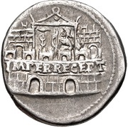 Denarius - Claudius IMPER RECEPT, Rome, 43-44 reverse image