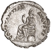 Denarius - Claudius CONSTANTIAE AVGVSTI; Constantia, Rome, 46-47 reverse image