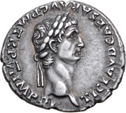 Denarius - Claudius PACI AVGVSTAE; Pax and Nemesis obverse image