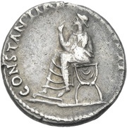 Denarius - Claudius CONSTANTIAE AVGVSTI; Constantia, Rome, 49-50 reverse image