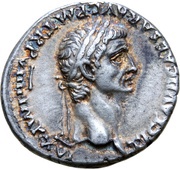 Denarius - Claudius S P Q R PP OB CS obverse image