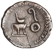 Denarius - Nero SACERD COOPT IN OMN CONL SVPRA NVM EX SC, Rome, 50-54 reverse image