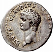 Denarius - Claudius EX S C obverse image