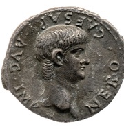 Denarius - Nero PONTIF MAX TR P IIII P P obverse image
