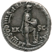 Denarius - Nero PONTIF MAX TR P VIIII COS IIII P P EX S C; Roma, Rome, 62-63 reverse image