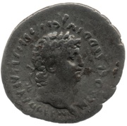 Drachm - Nero and Claudius DIVOS CLAVD AVGVST GERMANIC PATER AVG, Rome, 63-64 reverse image