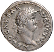 Denarius - Nero AVGVSTVS AVGVSTA obverse image