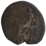 Denarius - Nero SALVS; Salus, Rome, 65-66 reverse image