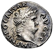 Denarius - Nero SALVS; Salus obverse image