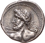 Denarius GENIO P R; Jupiter and Genius obverse image