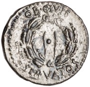 Denarius OB CIVIS SERVATOS, Rome, 68-69 reverse image
