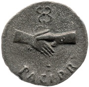 Denarius PACI P R, Rome, 68-69 reverse image