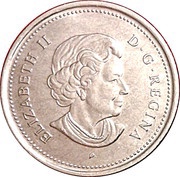 25 Cents - Elizabeth II Year of the Veteran obverse image
