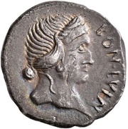 Denarius PAX obverse image