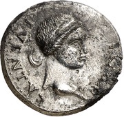 Denarius VIRTVS; Virtus obverse image