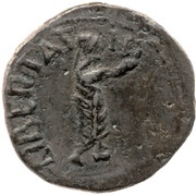 Denarius S P Q R; Victory obverse image