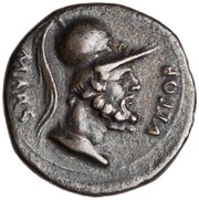Denarius SIGNA P R; Mars obverse image