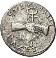 Denarius S P Q R obverse image