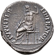 Denarius IVPPITER LIBERATOR; Roma and Jupiter, Rome, 68-69 reverse image