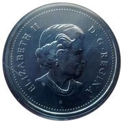 25 Cents - Elizabeth II Carnival of Québec obverse image