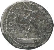 Denarius MARS VLTOR; Victory and Mars, Rome, 68-69 reverse image