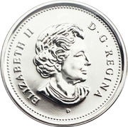 25 Cents - Elizabeth II Canada Day obverse image