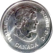 25 Cents - Elizabeth II Queen's 80th Birthday obverse image