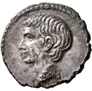 Denarius - Augustus LEG XVI obverse image