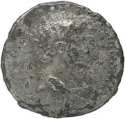 Denarius - Augustus VICTORIA P R; Victory obverse image