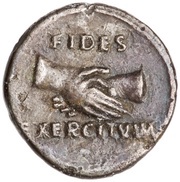 Denarius CONCORDIA PRAETORIANORVM; Concordia obverse image
